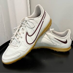 NIKE Tiempo Legend 9 Academy Turf Shoe Sail/Dark Beetroot—MENS SIZE 12